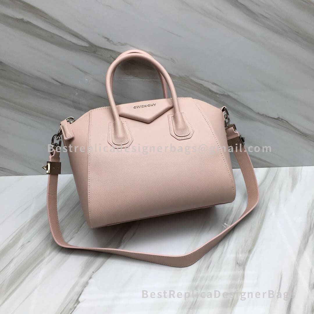 Givenchy Small Antigona Bag Pink In Grained Goatskin SHW 2-29909S